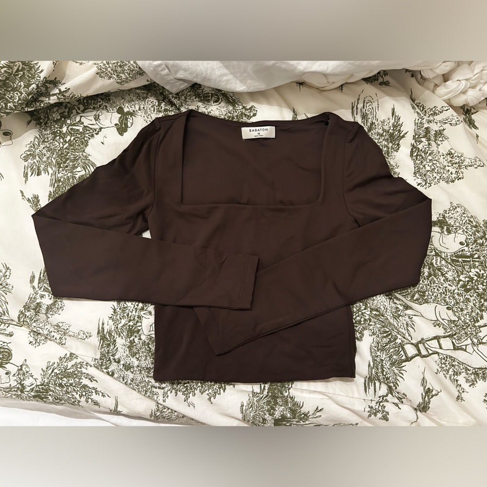 Aritzia Contour Square Neck Waist Top